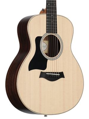 GS Mini-e Rosewood Left-Handed Acoustic Electric Guitar with Gigbag Body Angled View